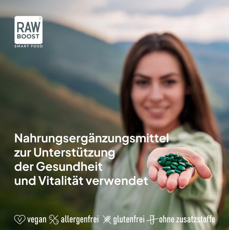 Spirulina 180 Ökologische Tabletten