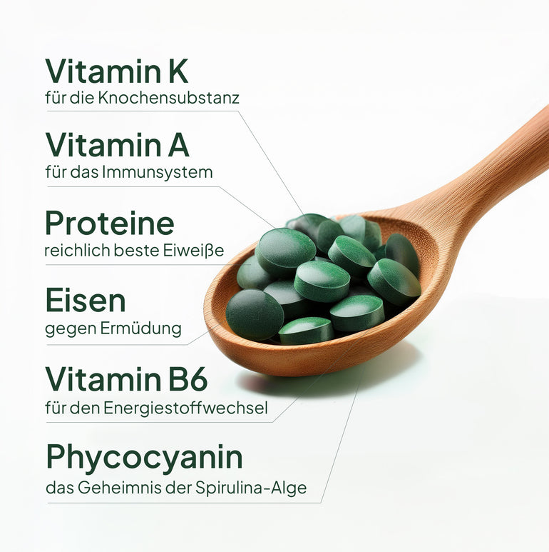 Spirulina 180 Ökologische Tabletten