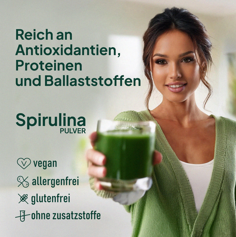 Spirulina Organic Pulver