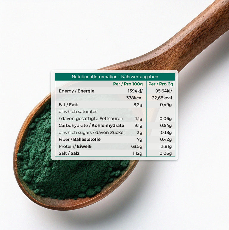 Spirulina Organic Pulver